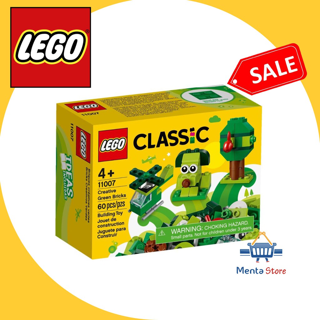 Jual LEGO Classic 11007 Creative Green Bricks Mainan Anak Kreatif Kids Toys Shopee Indonesia