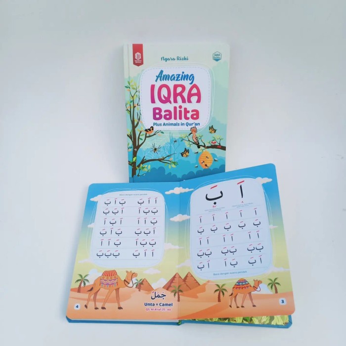 Jual IQRA BALITA JILID 1 - Buku Mengenal Huruf Hijaiyah Berwarna ...