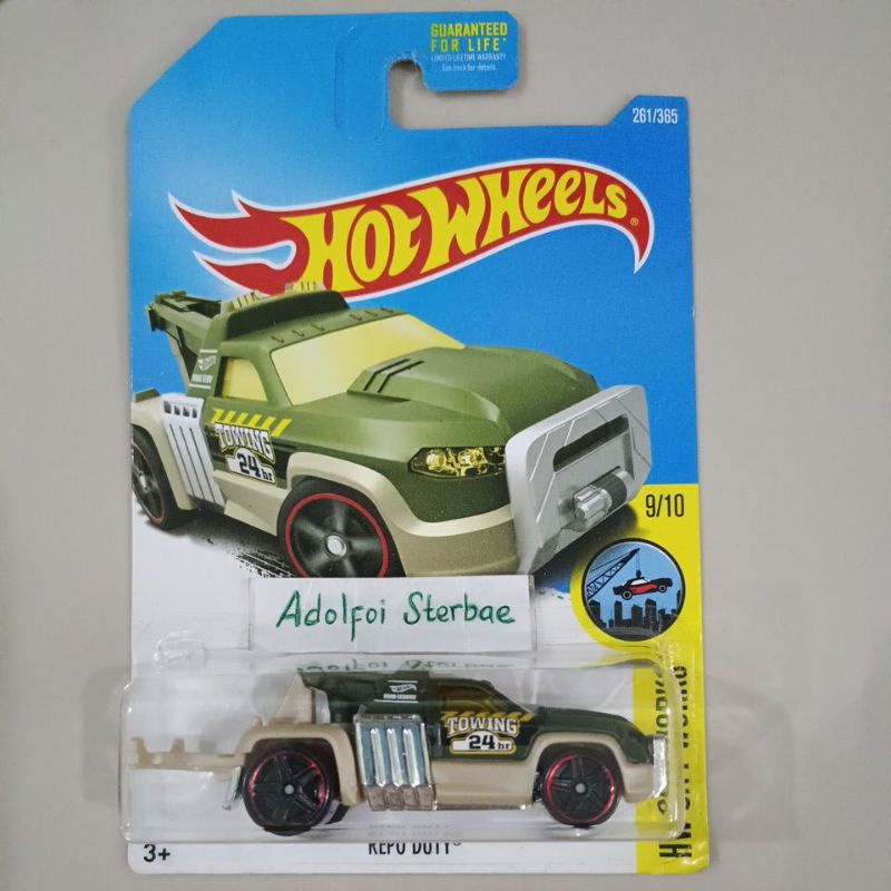 hotwheels hot wheels repo duty edisi marvel ultimate spiderman vs sinister  rhino hw city works factory sealed th reg akta treasure hunt campbell's 