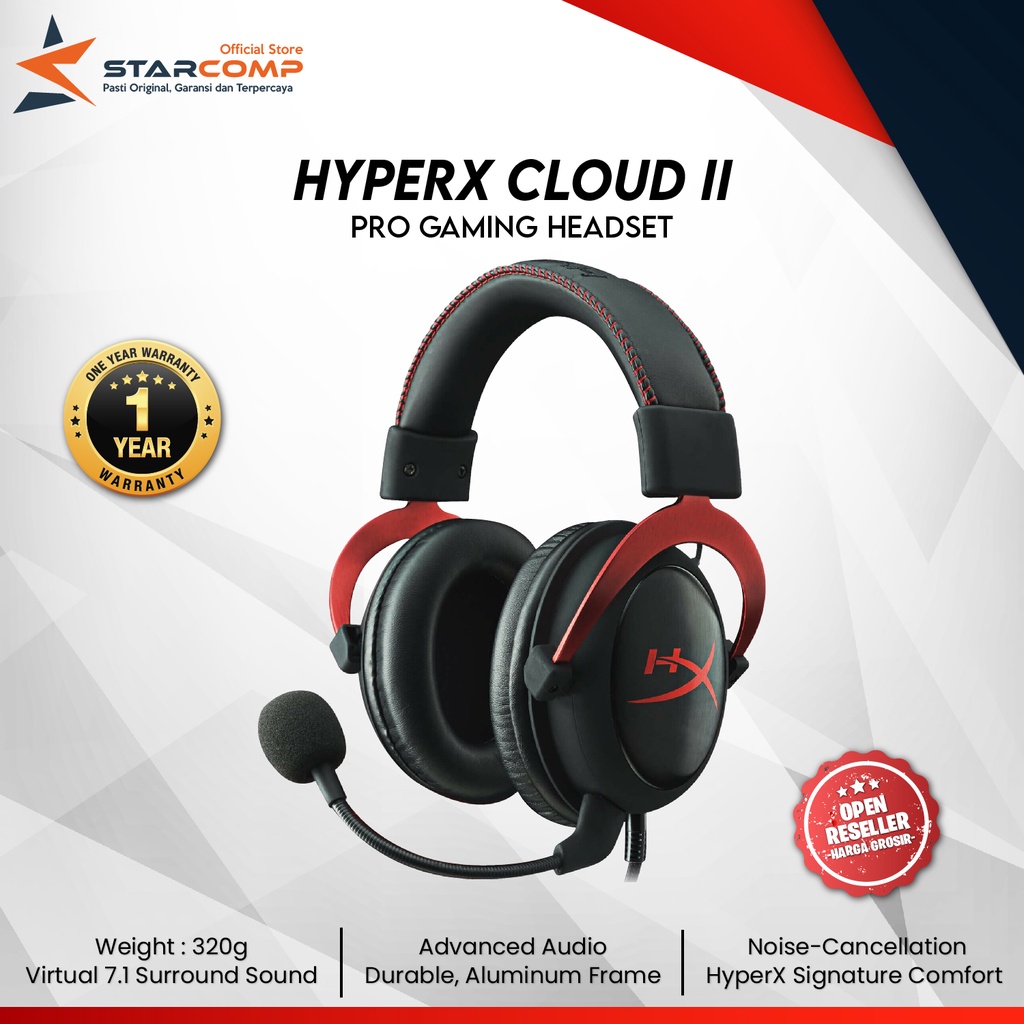 Headset HyperX Cloud II Pro Gaming Headset