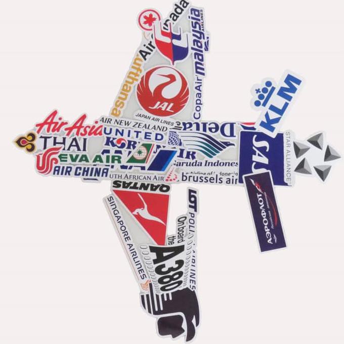 Jual Harga!! 50 pcs Stiker Sticker Koper Rimowa Tas Laptop Travel ...