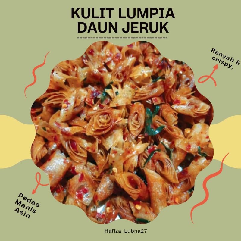 Jual Kulit Lumpia Pedas Manis Asin Daun Jeruk //Jajanan Viral | Shopee