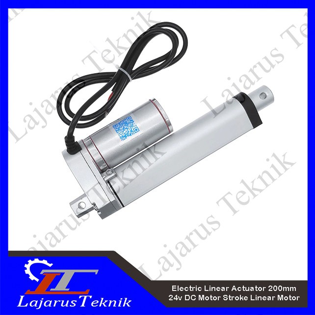 Jual Electric Linear Actuator 200mm 12v DC Motor Stroke Linear Motor ...