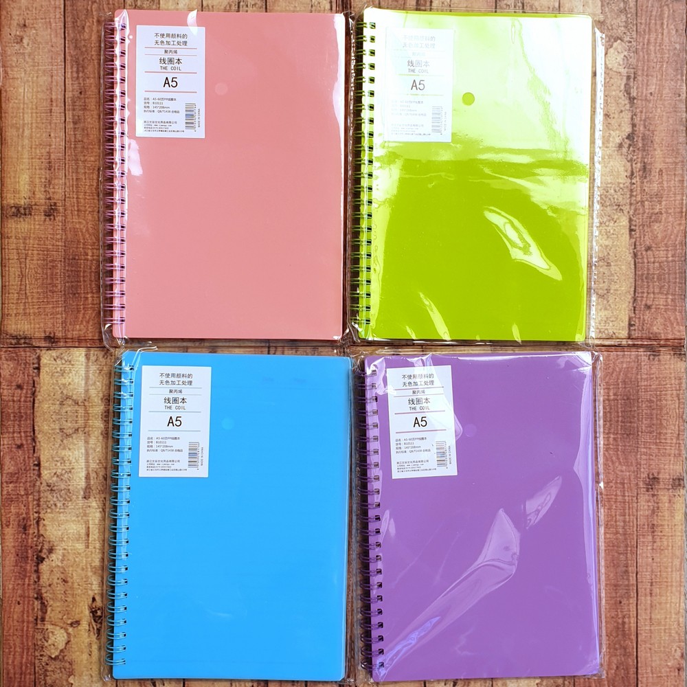 Jual Notepad - Notebook Spiral Warna Pastel Aesthetic Wengu A6 B10112 ...