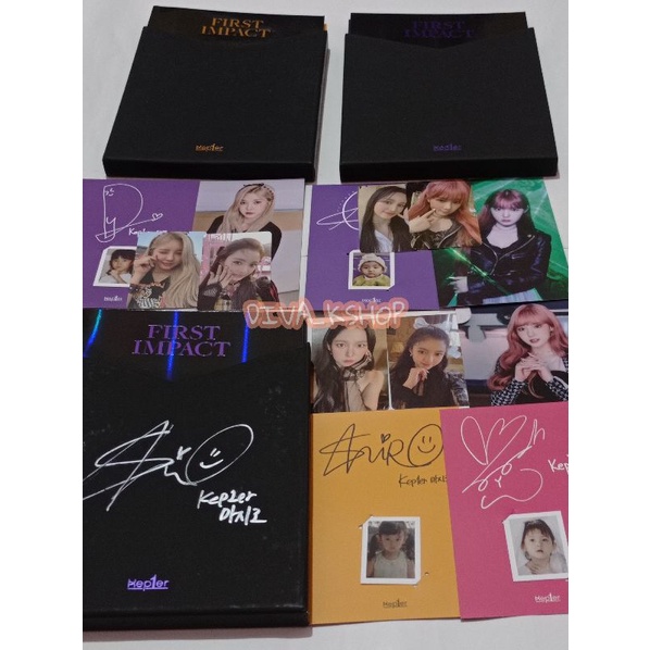 Purchases Kep1er MWAVE signed album BUNDLE