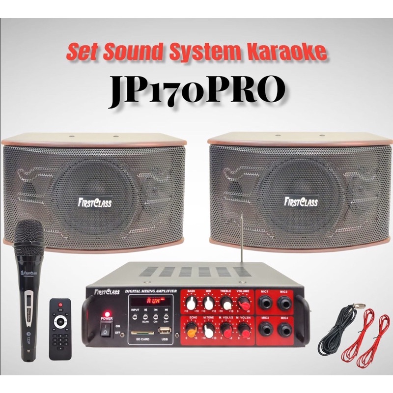 Jual Set Firstclass Sound System Karaoke JP 170 PRO | Paket First Class ...