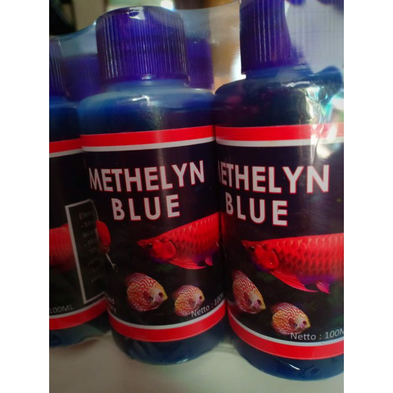 Jual Obat Ikan Methylene Blue / Metilin Blue 100ml / methelyn blue ...