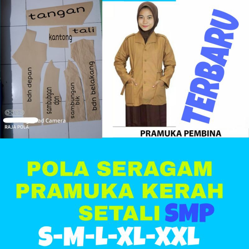 Jual pola seragam pramuka kerah setali smp | Shopee Indonesia