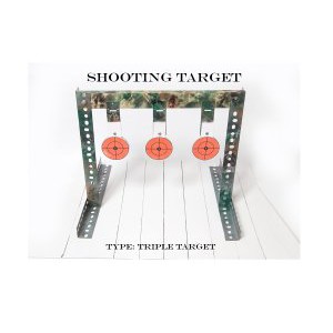 Jual Unik Shooting Target Sasaran Tembak Triple Target Murah Shopee