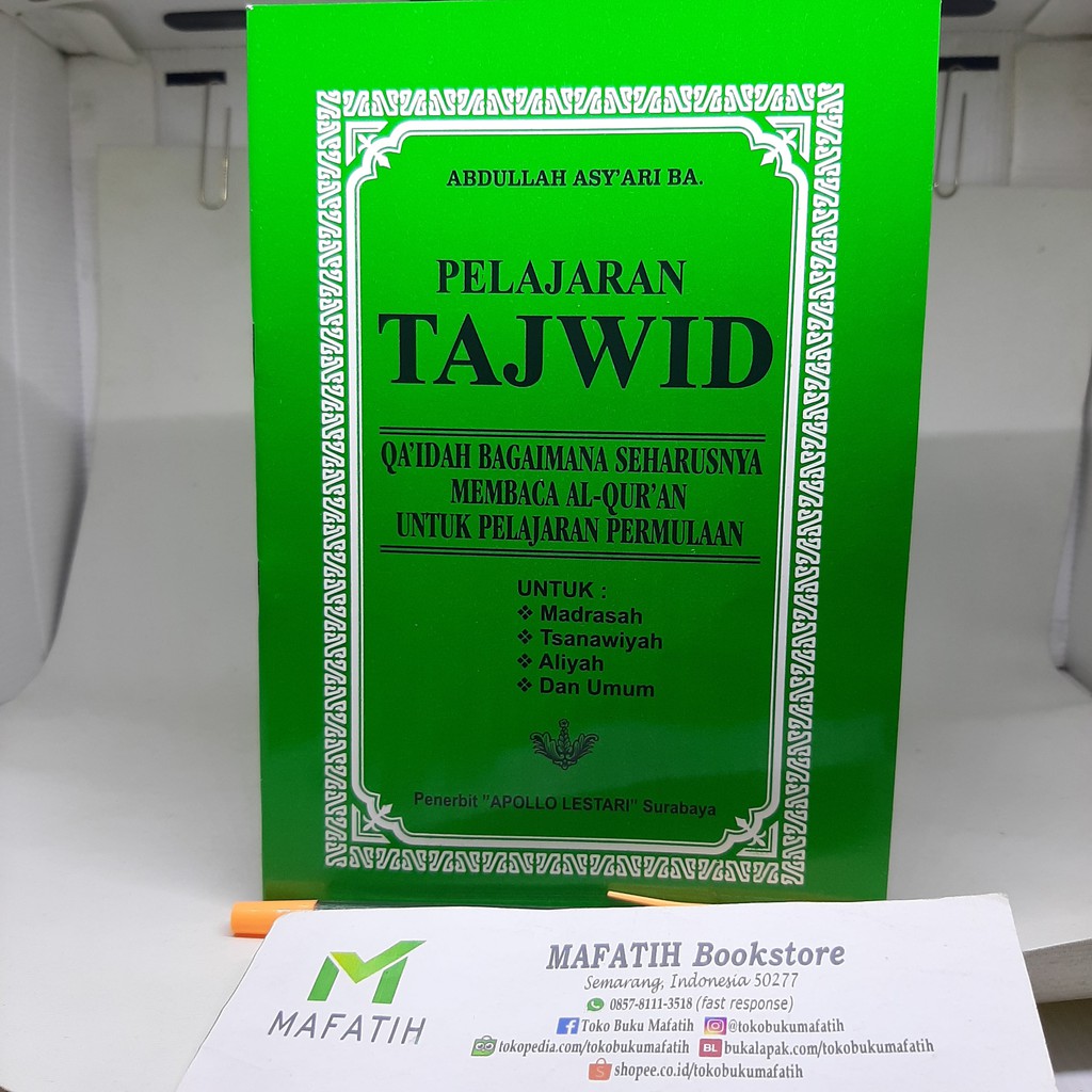 Jual Buku Pelajaran Tajwid (APOLLO) : Qaidah Membaca Al-Qur'an Panduan ...