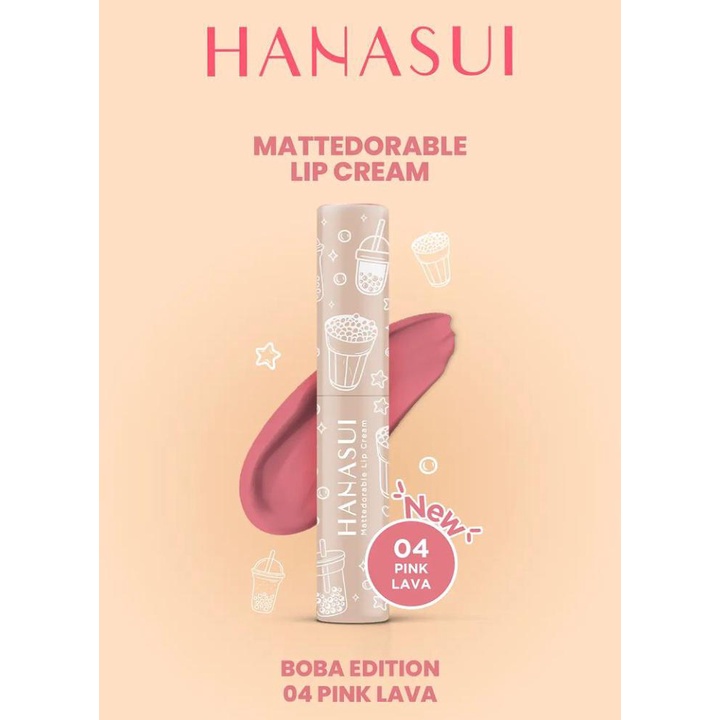 Jual Hanasui Lip Cream Boba Edition Shopee Indonesia