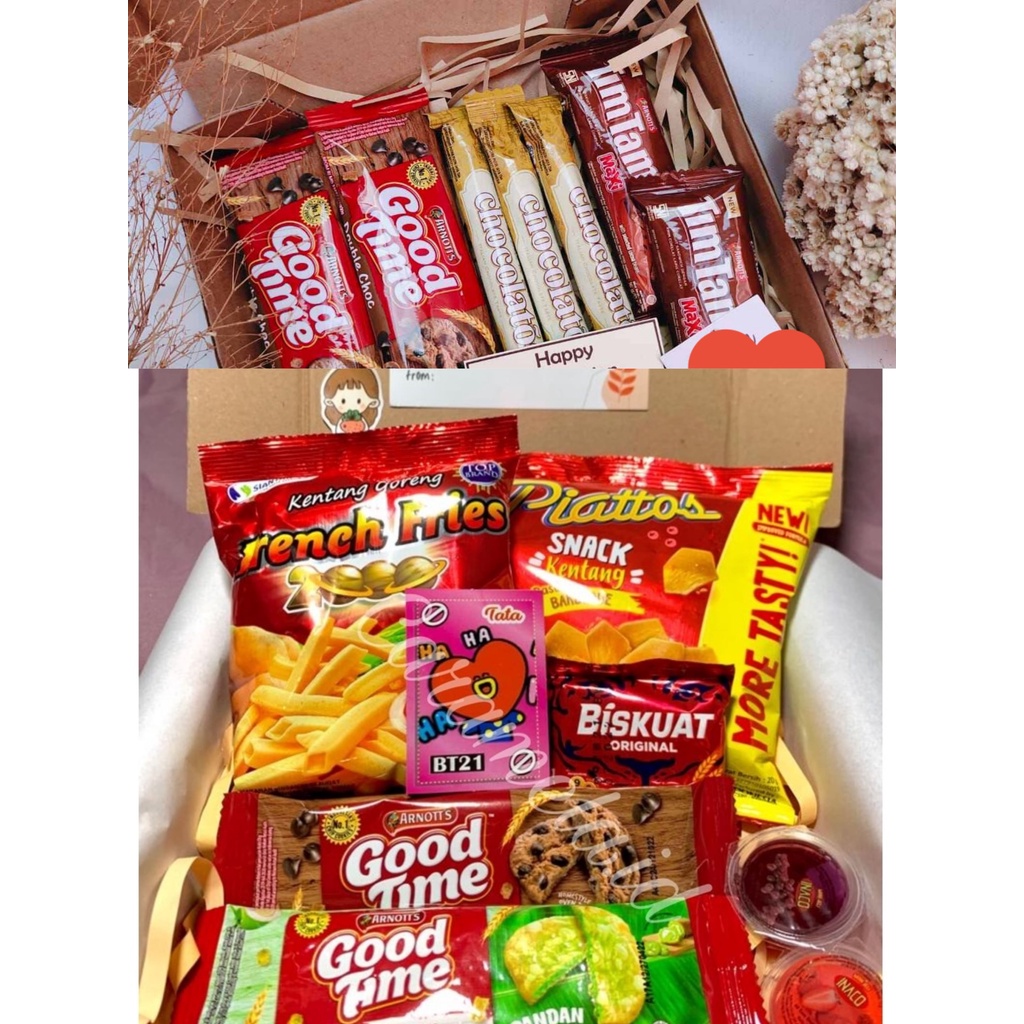 Jual Hampers Snack Snack Box Hampers Jajan Kado Wisuda T Box