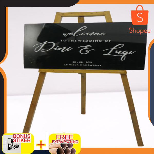 Jual PAKET HEMAT WEDDING SIGN AKRILIK DAN STANDING FRAME Keren | Shopee ...