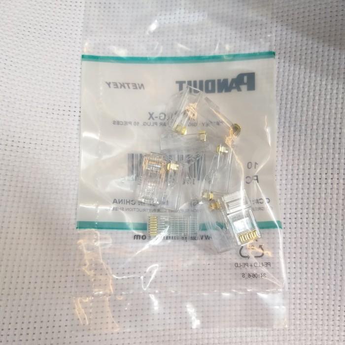 Jual Konektor | Panduit Modular Plug Rj 45 Konektor Netkey Nkplg-X ...