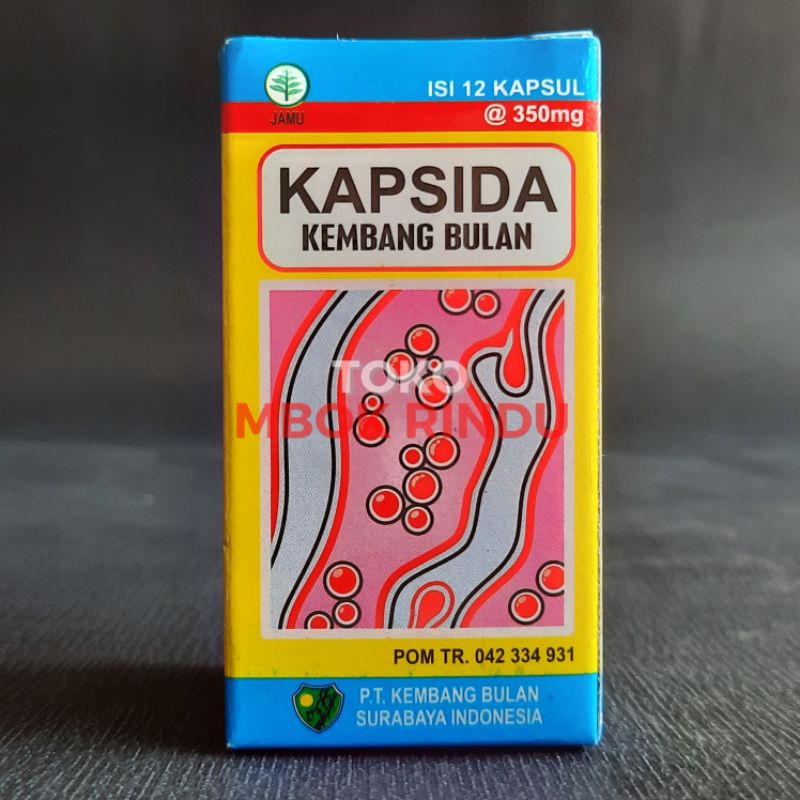 Jual Kapsida Kapsul Bersih Darah Kembang Bulan Isi 12 Kapsul Shopee