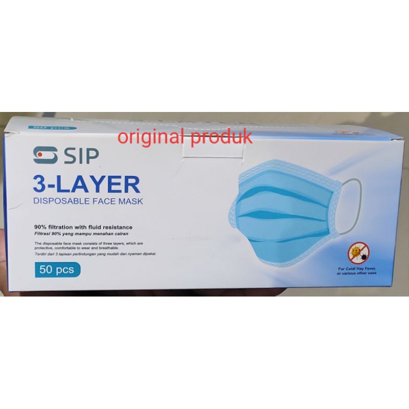 Jual Masker 3 Ply Disposable (50pcs) | Shopee Indonesia