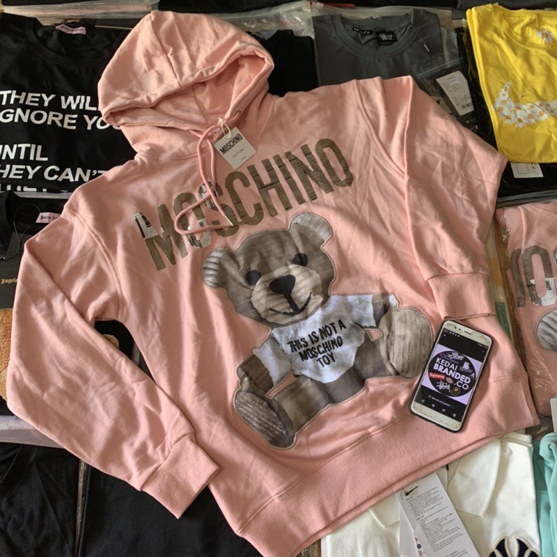 Moschino hoodie discount graile