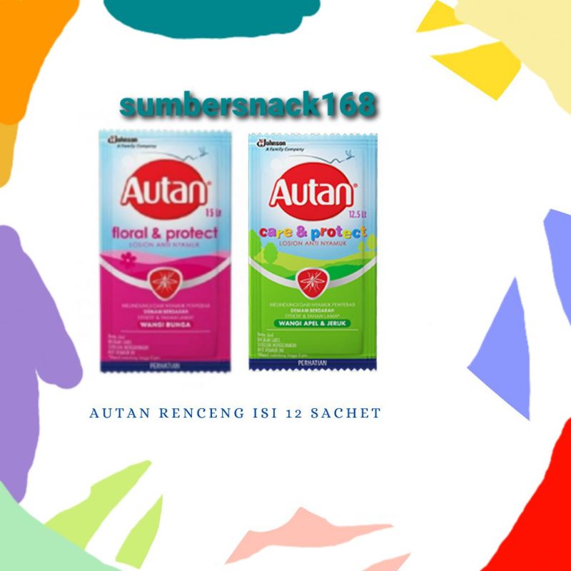 Jual Autan sachet 1 renceng isi 12 sachet | Shopee Indonesia