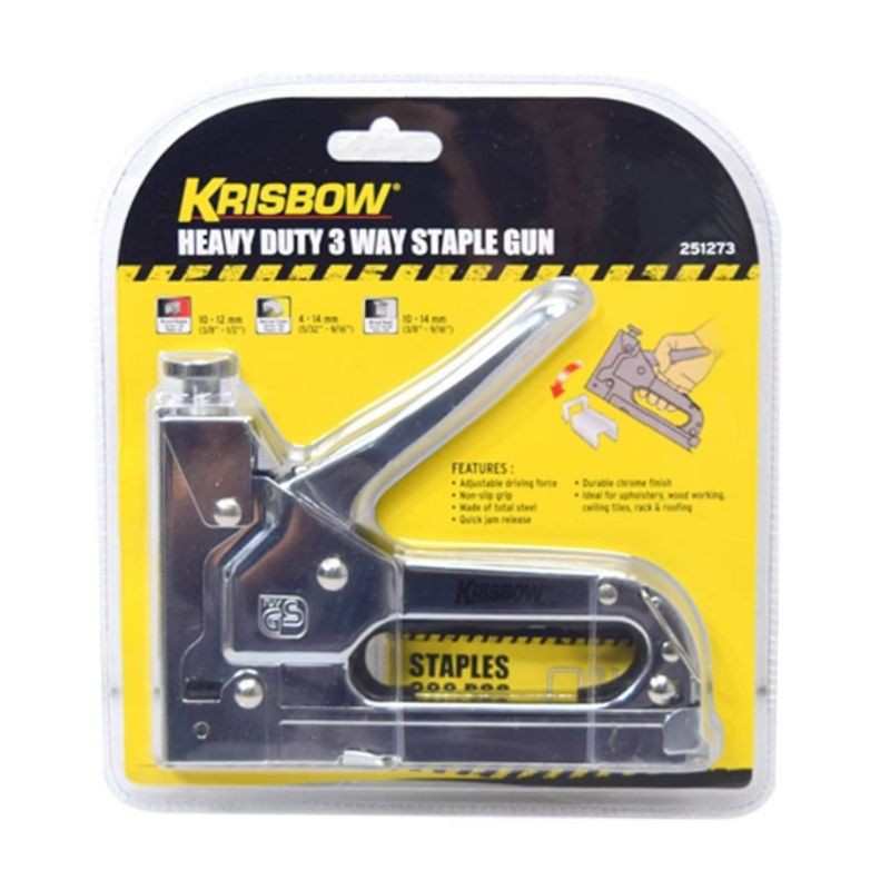 Jual krisbow Stapler Tembak / Cekrekan / Hekter Gun Tacker / Staples