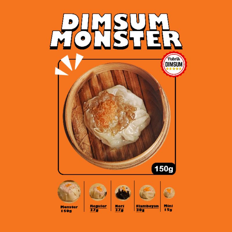 Jual Dimsum Monster ukuran Raksasa Pabrik Dimsum isi 6 | Shopee Indonesia