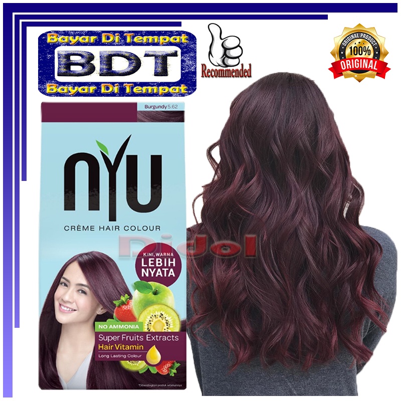 Jual Nyu Kemasan Sachet Semir Rambut Nyu Cat Rambut Original Premium ...