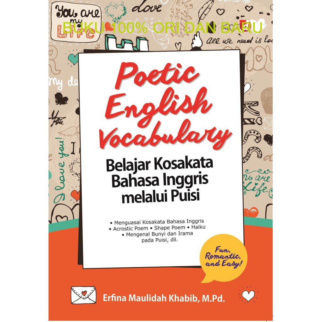 Jual Buku Poetic English Vocabulary - DIVA Press | Shopee Indonesia