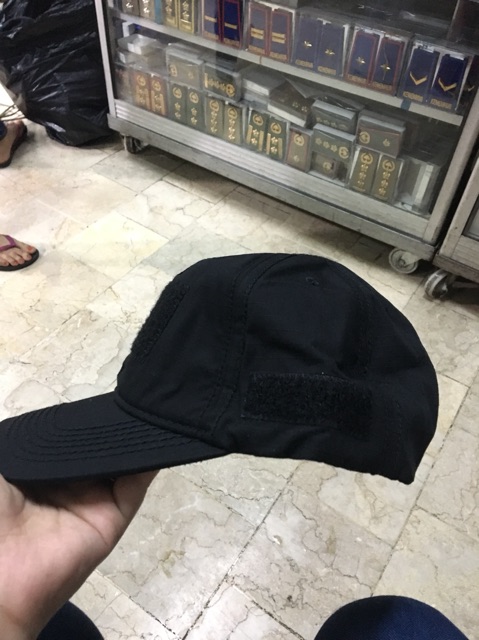 Jual Topi Hitam Polos Ripstok Velcro | Topi Ripstock | Topi Polos Topi ...