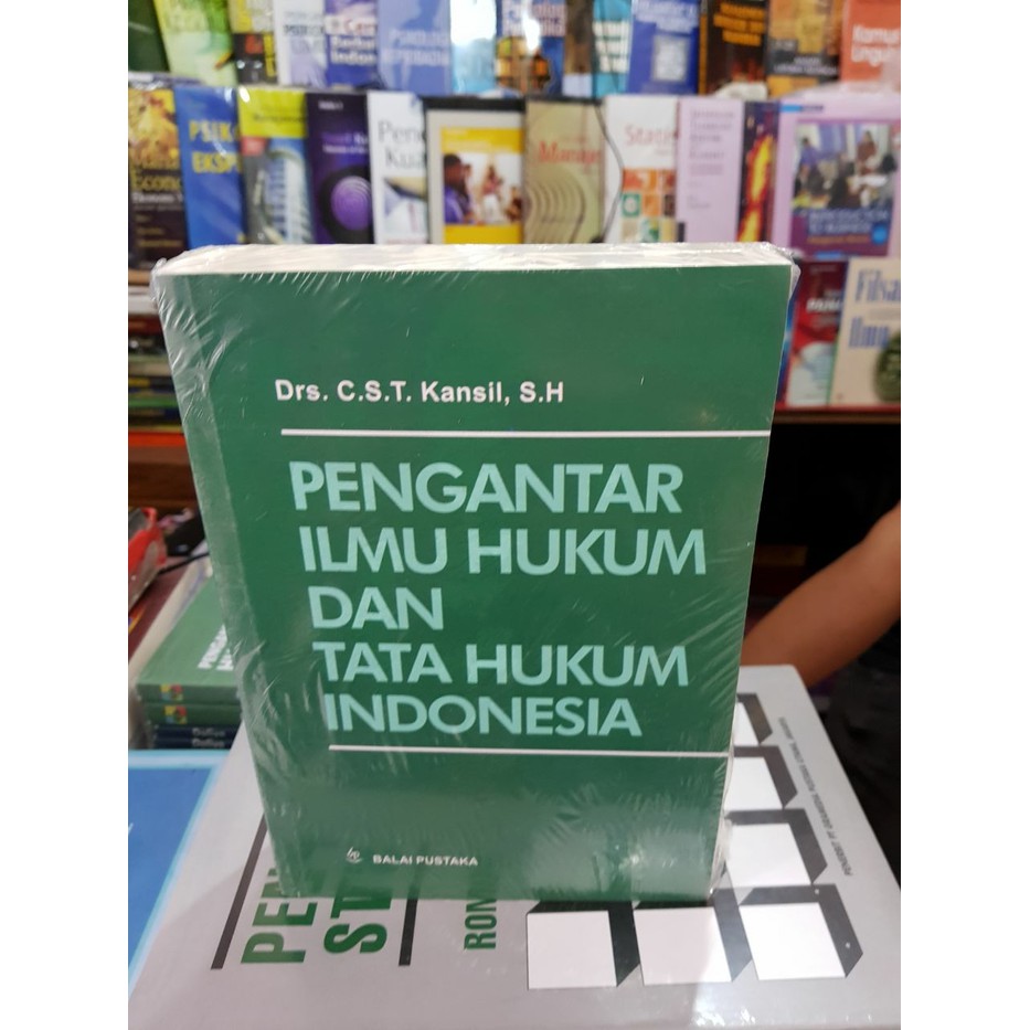 Jual Buku Pengantar Ilmu Hukum Dan Tata Hukum Indonesia By C S T Kansil ...