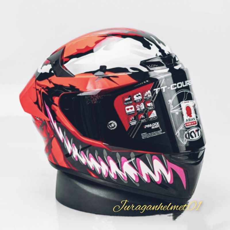 Helm kyt venom full hot sale face