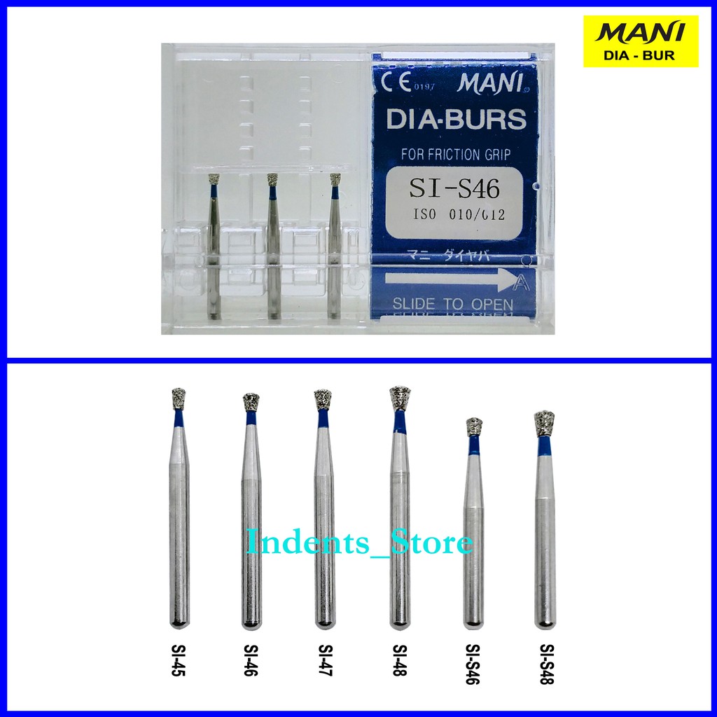 Jual Mani Dental Bur Diamond Single Inverted Shopee Indonesia