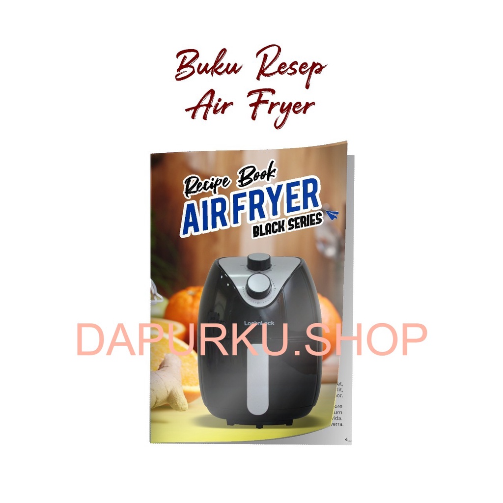 Jual BUKU RESEP AIRFRYER BLACK SERIES || RECIPE BOOK LOCKNLOCK | Shopee ...