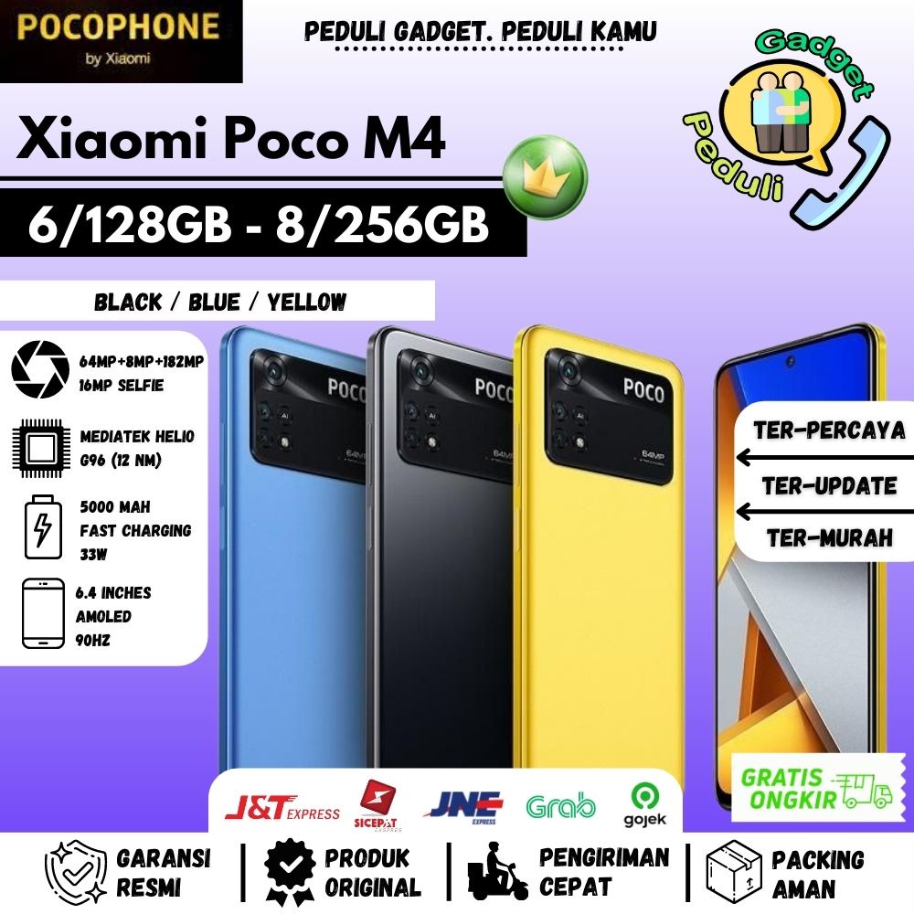 Jual Xiaomi Poco M4 Pro | 6/128GB - 8/256GB | NFC | Resmi TAM | Shopee