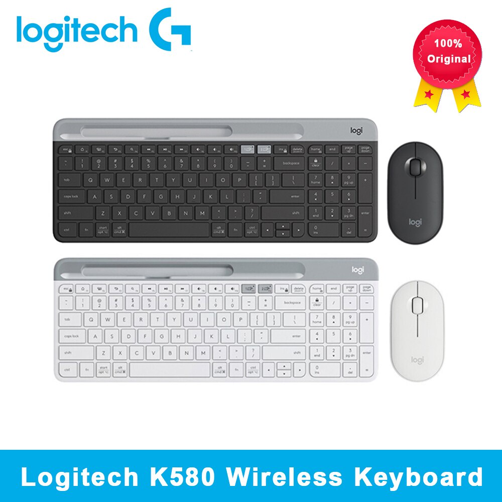 Jual Logitech Keyboard K580 Slim Multi-Device Wireless Bluetooth ...