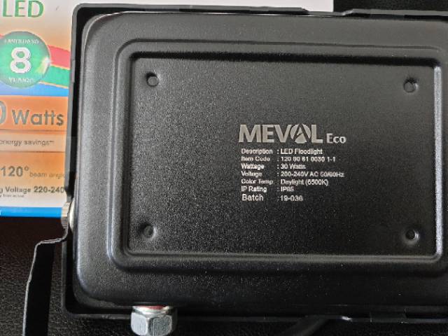 Jual floodlight led sorot lampu meval 30w | Shopee Indonesia