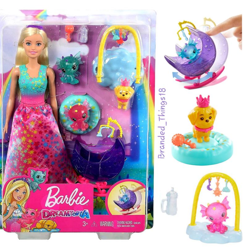 Jual Barbie Dragon Nursery Playset Doll Mattel Dragons Ayunan Naga Boneka Tea Party Table Game Meja Play Swim Donut Lifeguard Playset Renang Pelampung Donut Peralatan makan dapur aksesoris boneka Barb...