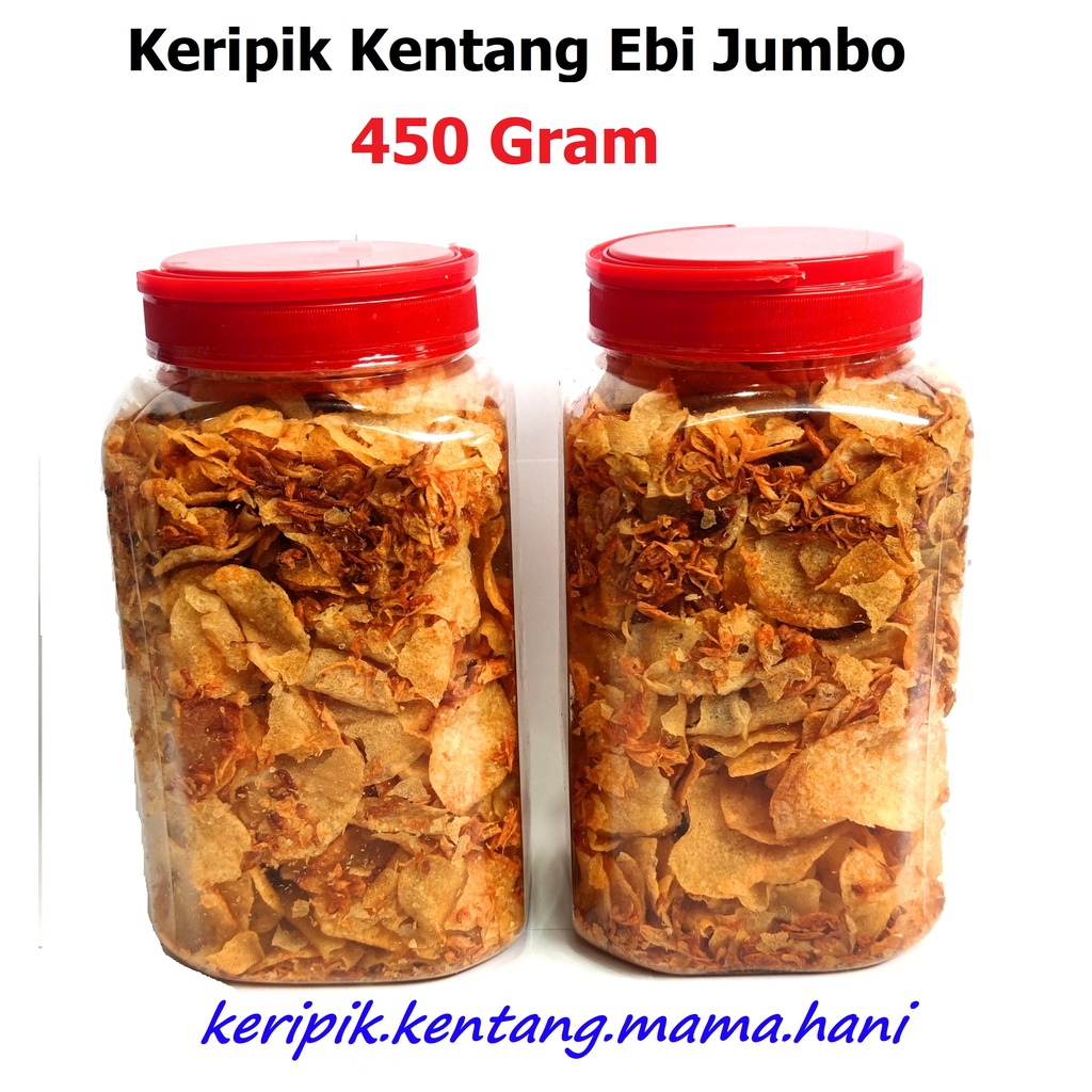 Jual Keripik Kentang Ebi Gram Cemilan Bawang Goreng Makanan Ringan Premium Kripik Kerupuk