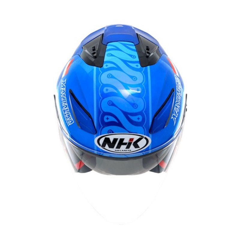 Jual helm NHK R1 GP edition mandalika blue md | Shopee Indonesia