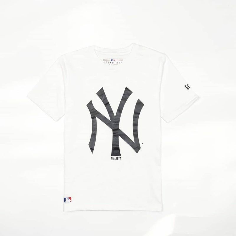 New Era Mlb  New York Yankees Script White T-Shirt - · Kales Tiles