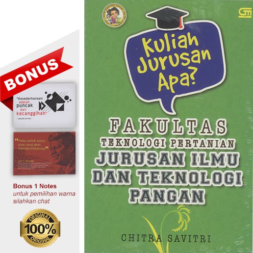 Jual FAKULTAS TEKNOLOGI PERTANIAN JURUSAN ILMU DAN TEKNOLOGI PANGAN ...