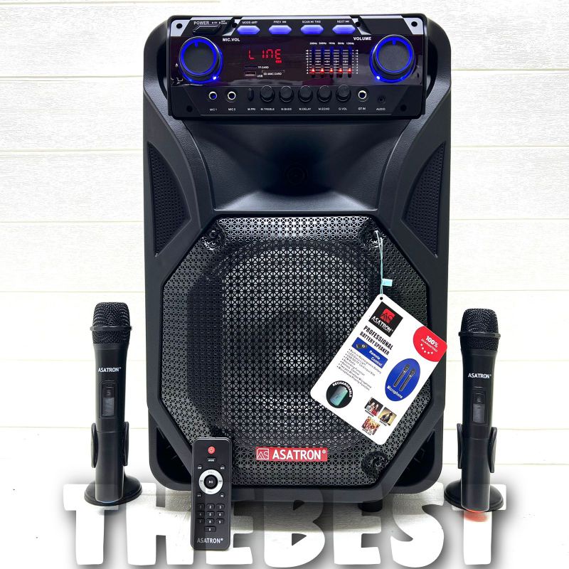 Jual Speaker Portable Amplifier Wireless ASATRON HT 8871 UKM Bluetooth ...