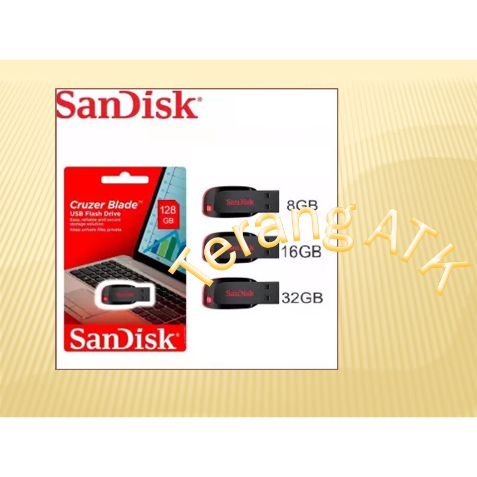 Jual USB Flash Drive 2.0 Merek Sandisk Shopee Indonesia
