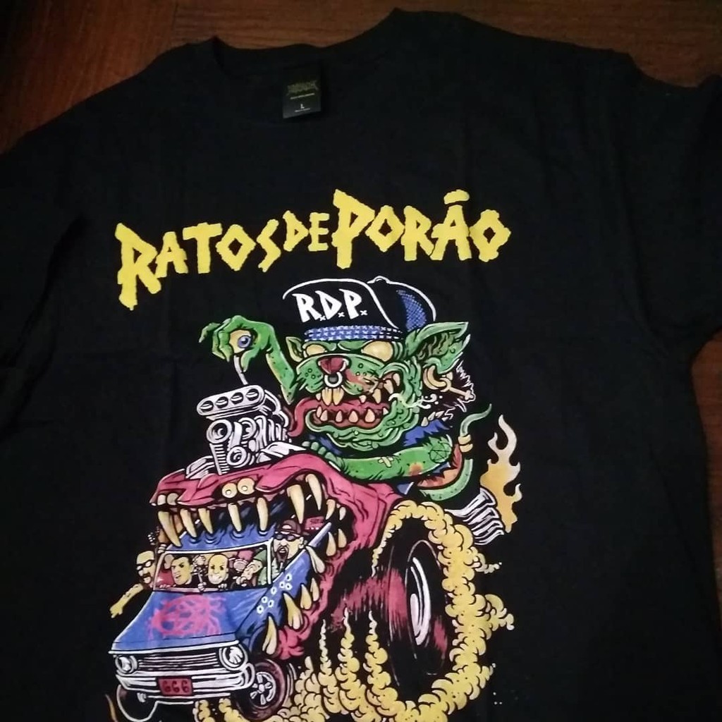Jual T-Shirt RATOS DE PORAO - American tour 2017 | Shopee Indonesia