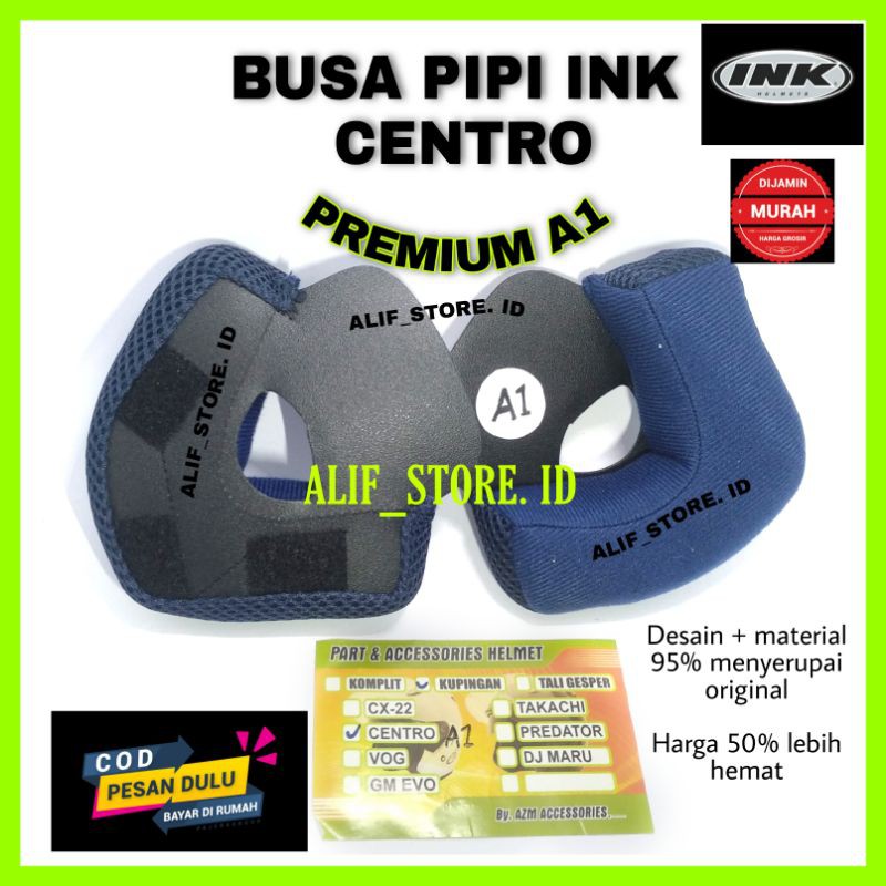 Jual Busa Helm Ink Centro Sepasang A1 B1 HM Premium non ori Spon ...