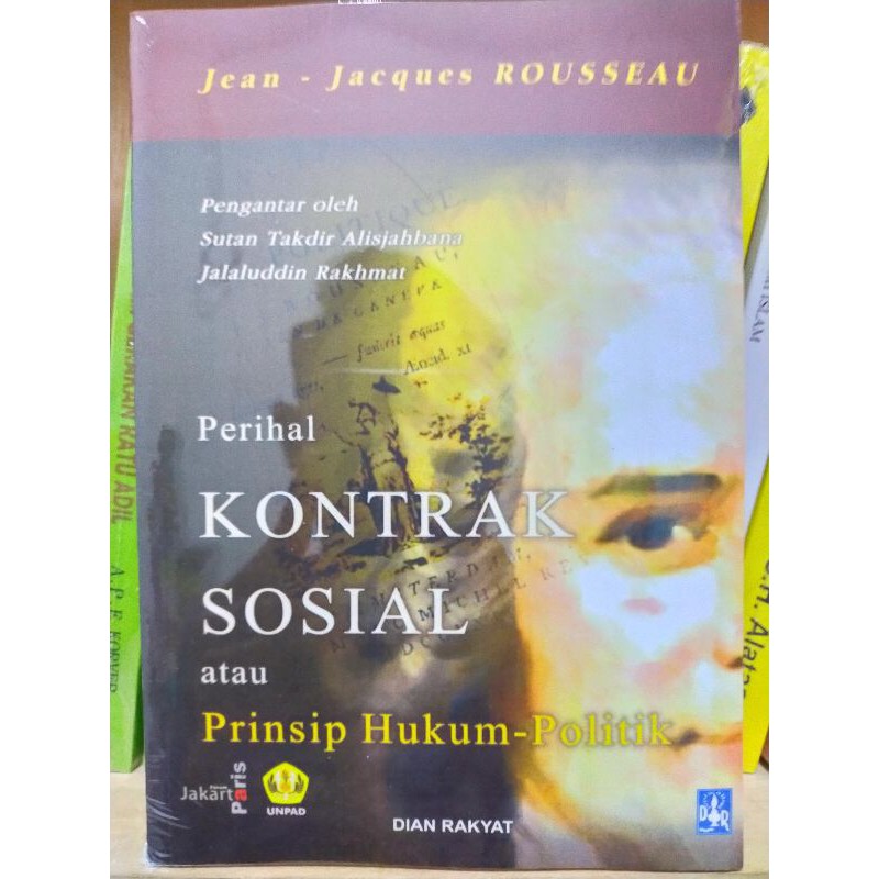 Jual Perihal Kontrak Sosial Atau Prinsip Hukum Politik - Jean Jacques ...