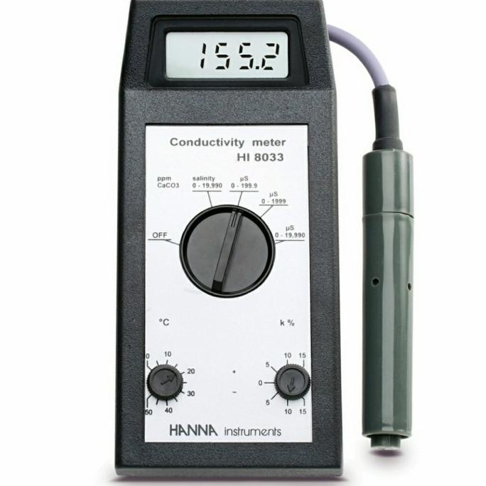 Jual Hi 8033 Ec Tds Conductivity Meter Hanna Instruments Shopee Indonesia