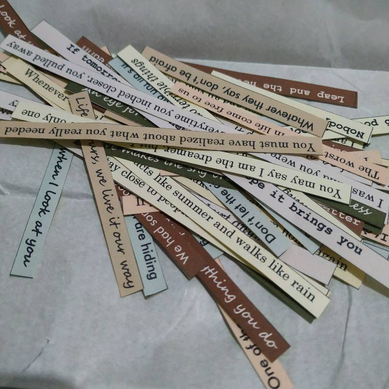 Jual 60pcs++ Word Phrase Stiker Kata-kata untuk Scrapbook | Shopee ...