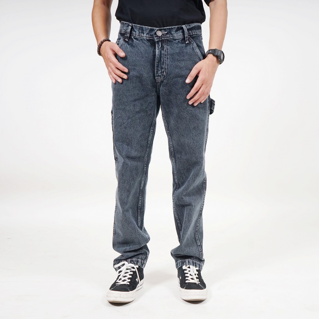 Jual Superego Celana Carpenter Denim Jeans Panjang Utility Standar Snow ...