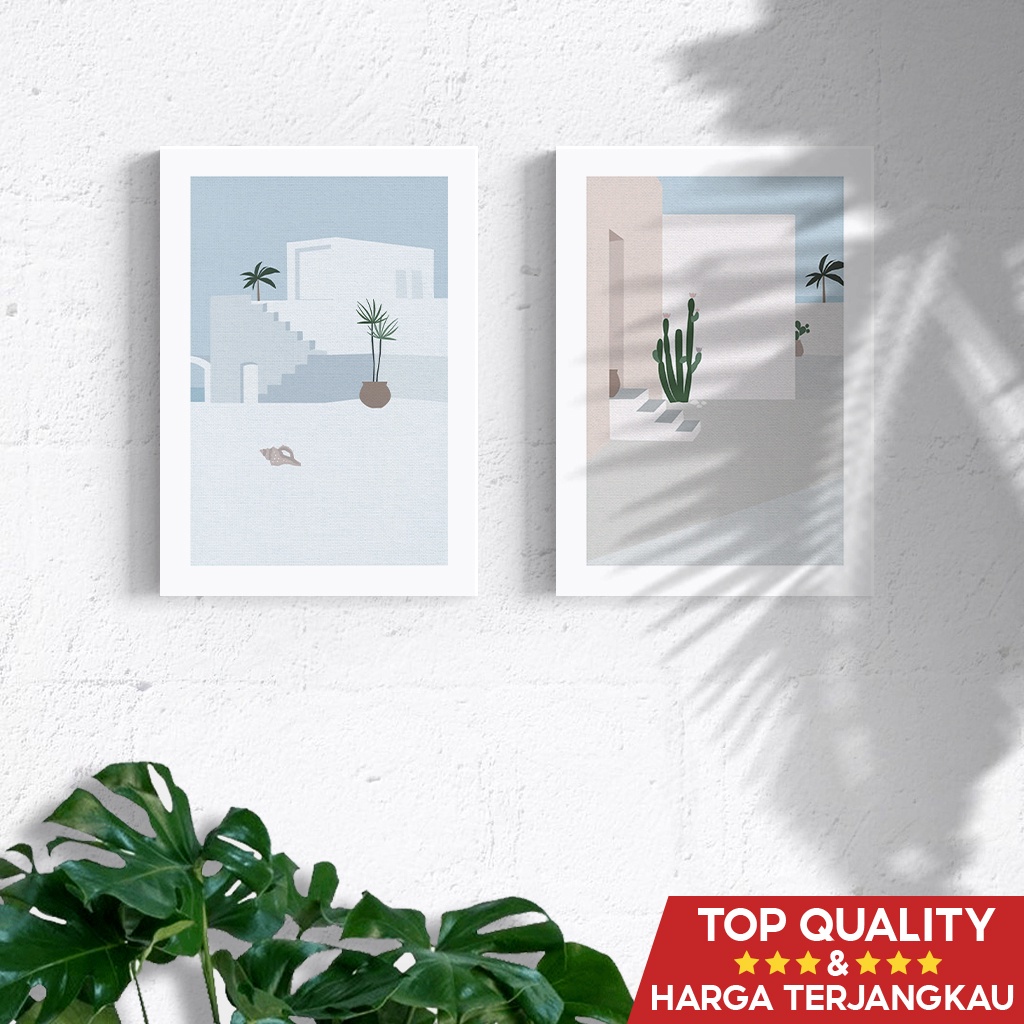 Jual Hiasan Dinding Minimalis Aesthetic Estetik Tropis Pantai P266