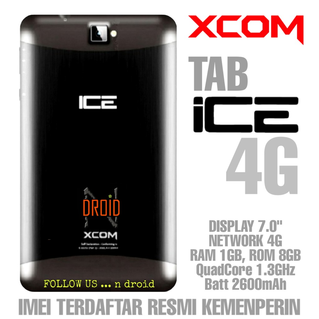 Jual TABLET XCOM iCE - TABLET 4G 7