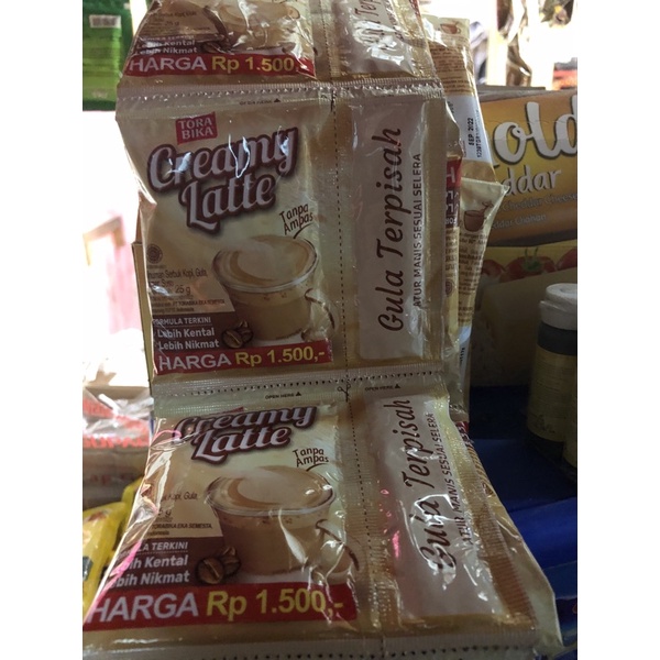 Jual Tora Bika Creamy Latte Rencengan | Shopee Indonesia